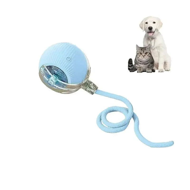 Smart Paw Rolling Ball™ - With Rope - PawBayPets