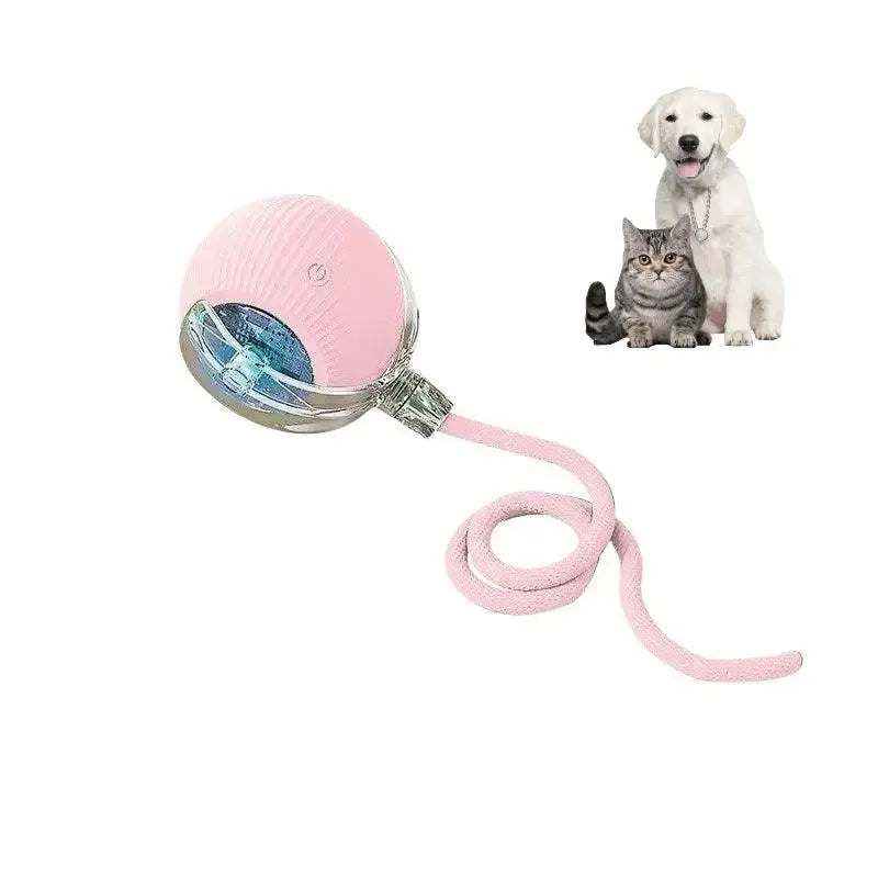Smart Paw Rolling Ball™ - With Rope - PawBayPets