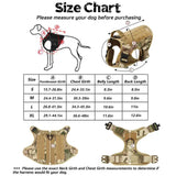 Military Tactical Dog Harness Set - 1000D Nylon No-Pull Vest w/Leash & Collar - PawBayPets