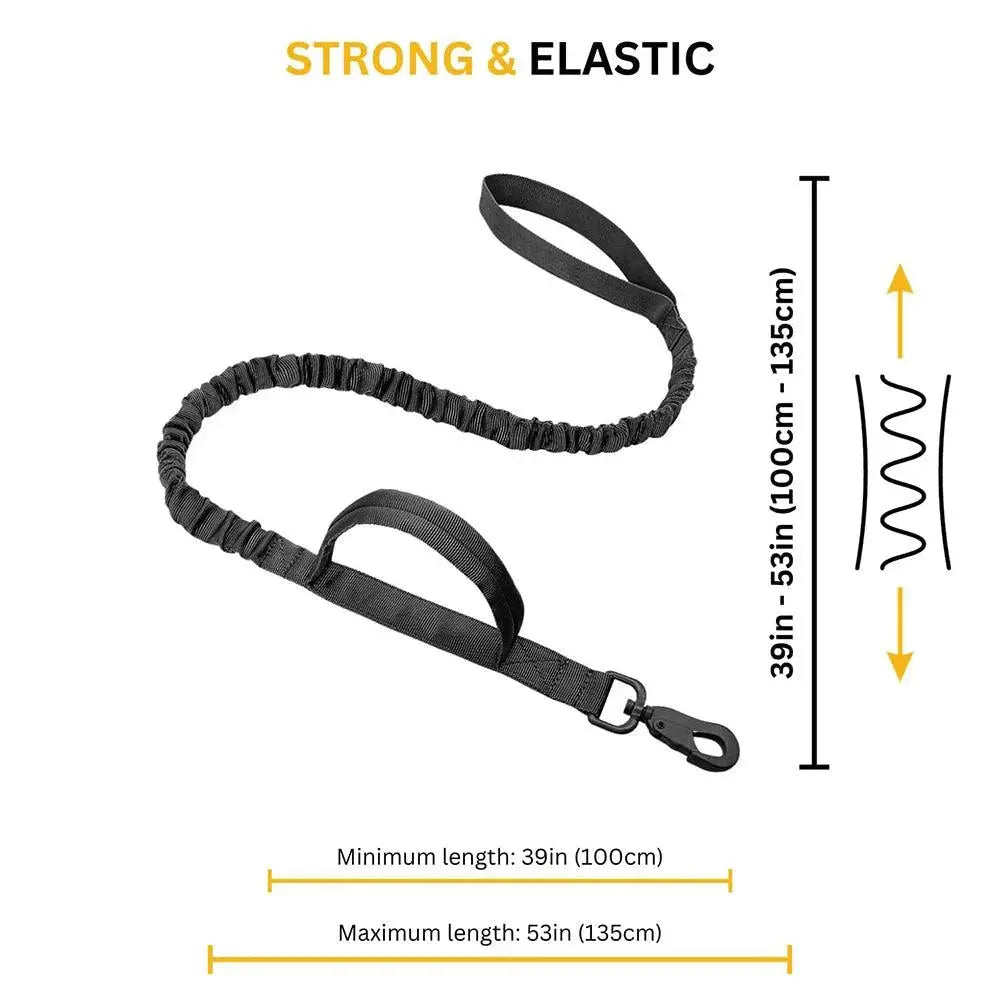 Military Tactical Dog Harness Set - 1000D Nylon No-Pull Vest w/Leash & Collar - PawBayPets