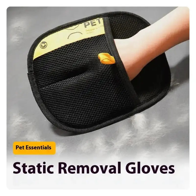 Two-Sided Static Hair Remover Glove - Pet Grooming & Cleaning Tool PawBayPets