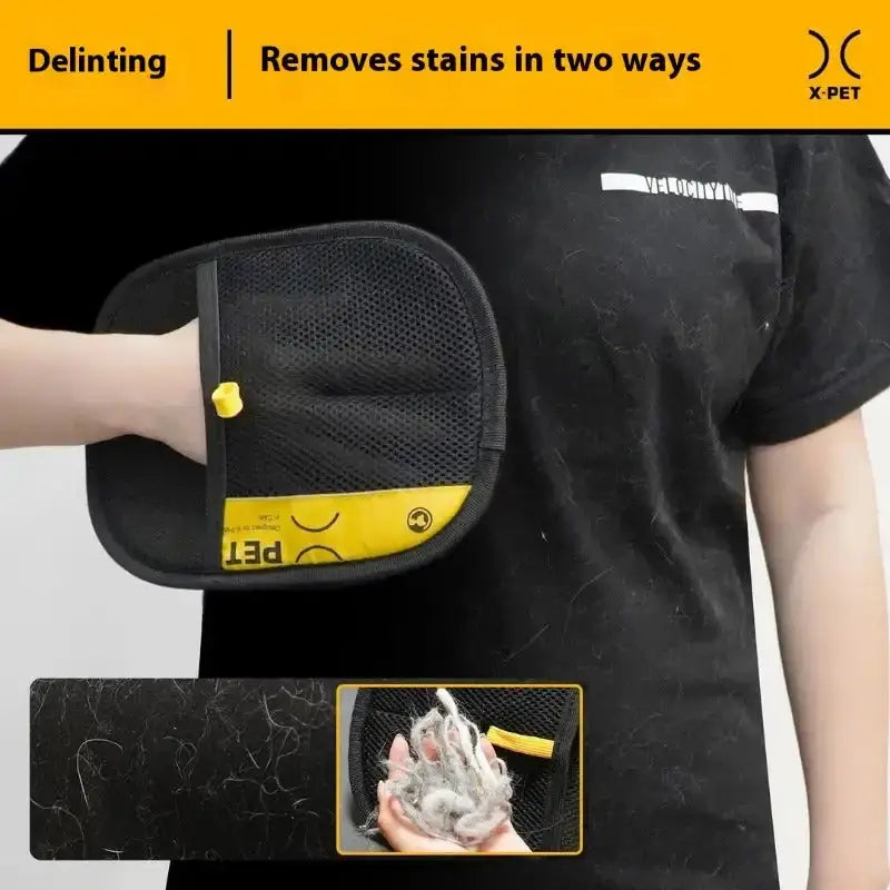 Two-Sided Static Hair Remover Glove - Pet Grooming & Cleaning Tool PawBayPets